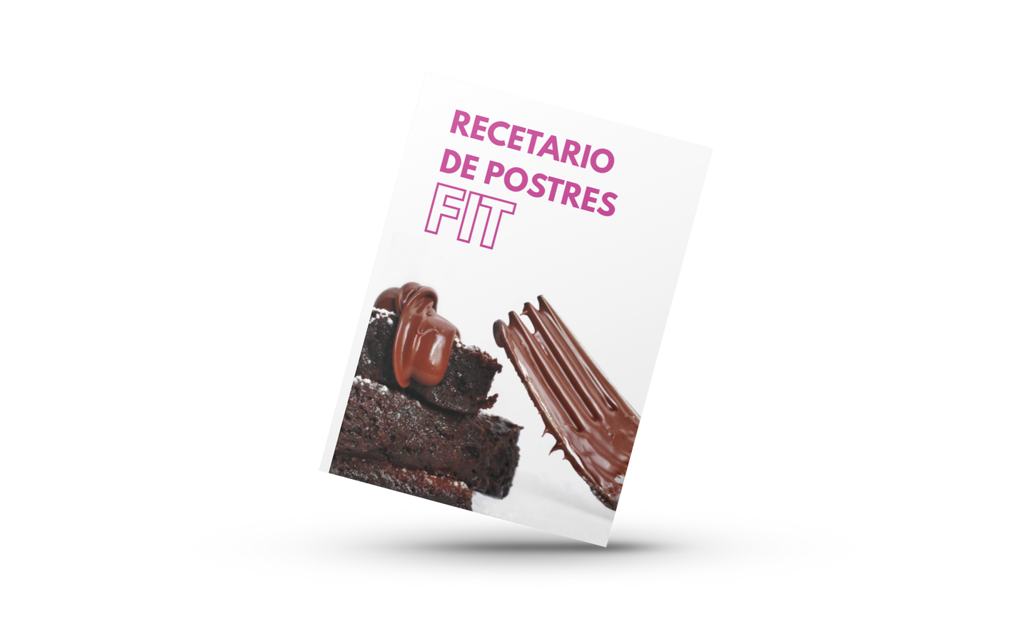 RECETARIO DE POSTRES FIT
